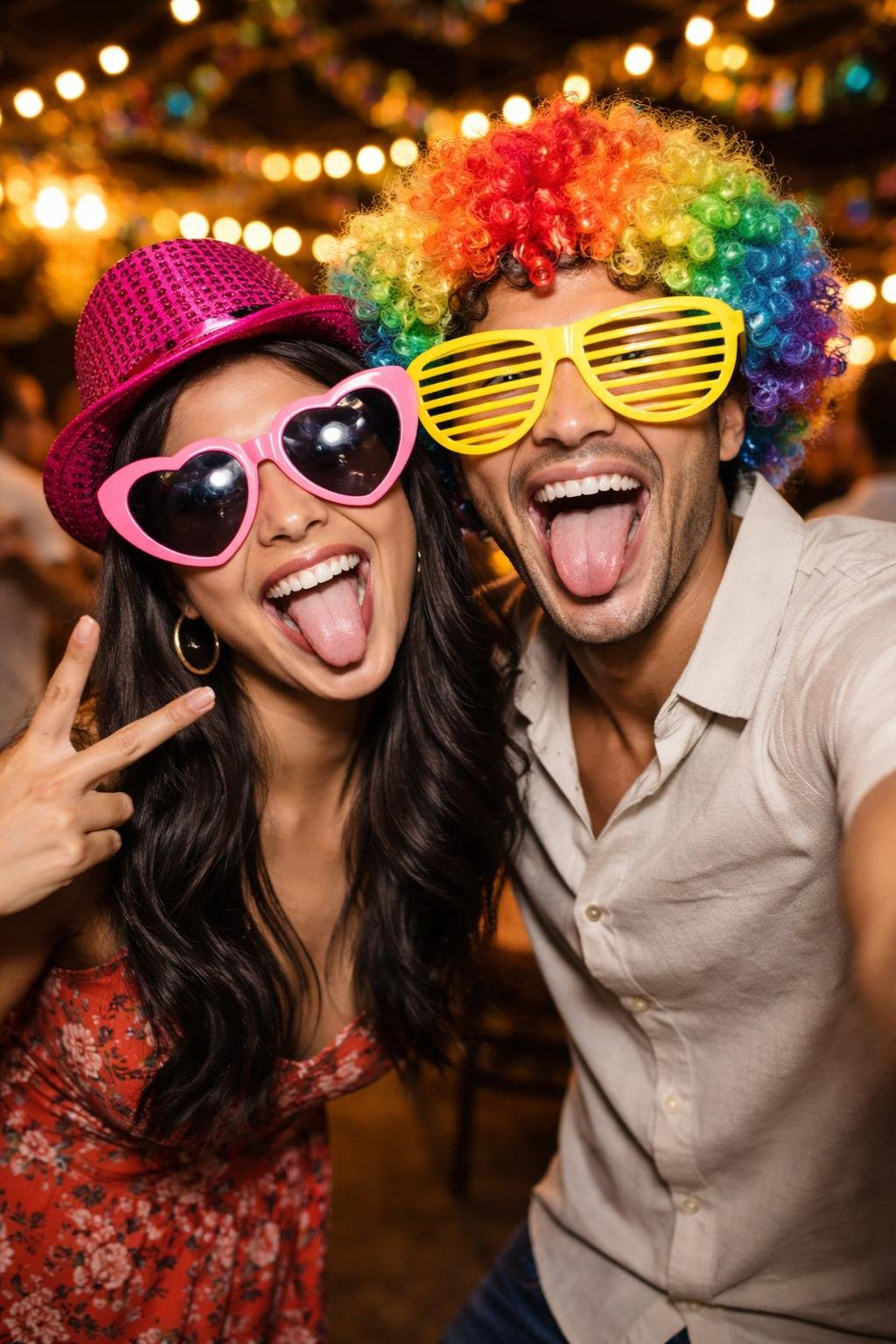 Quinceañera frente a shimmer wall dorada